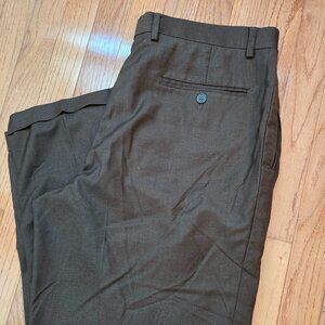 Mens Mazzoni Brown/Green Pants Size 36x30